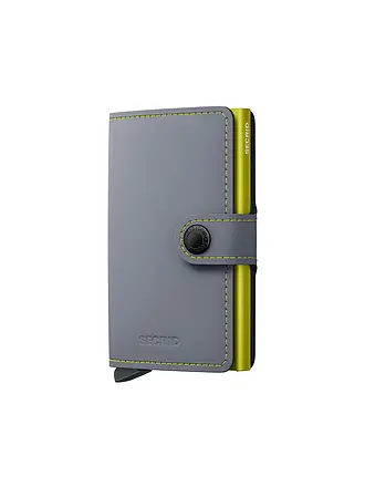 SECRID | Geldbörse - Miniwallet Matte Mini Grey&Lime | 